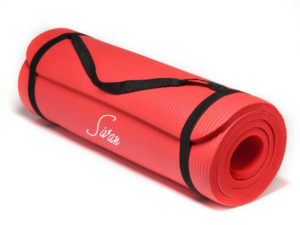 Featured image for Sivan Yoga Mat with red colored sivan yoga mat for sale at Amazon.com only $17.99 with option for Free shipping